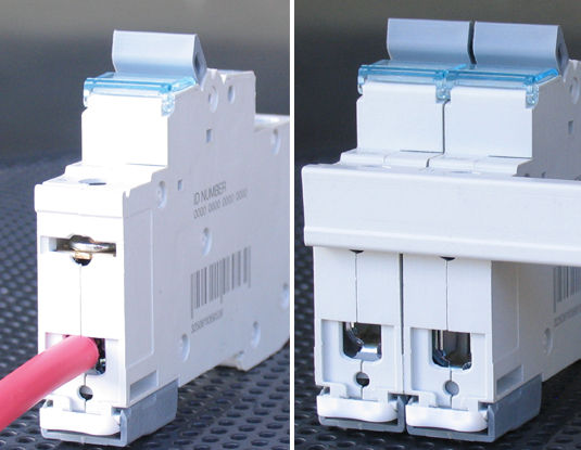 Bi-connect terminals